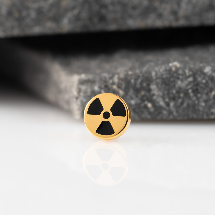 Накрутка Toxic Gold Implant Grade 1.2 мм титан+PVD 