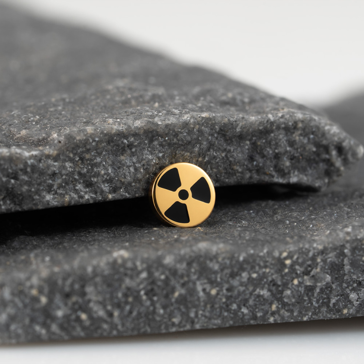 Накрутка Toxic Gold Implant Grade 1.2 мм титан+PVD 