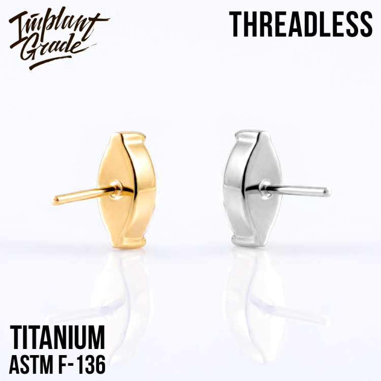 Топ Almond Безрезьбовой Implant Grade титан