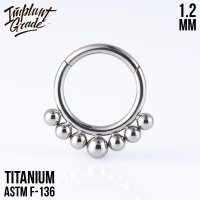 Кольцо-кликер Mary Implant Grade 1.2 мм титан