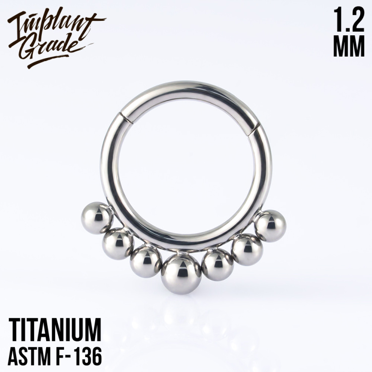Кольцо-кликер Mary Implant Grade 1.2 мм титан
