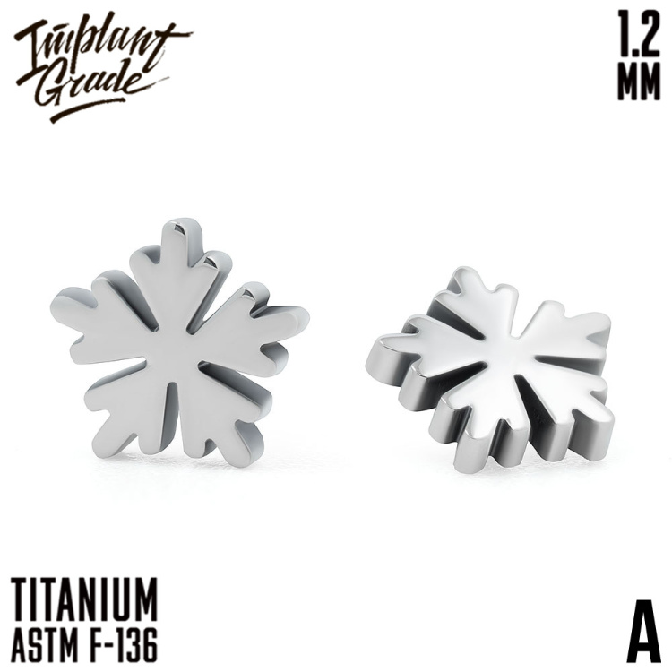 Накрутка snowflake Implant Grade 1.2 мм титан