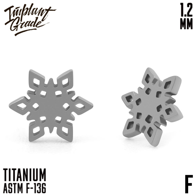 Накрутка snowflake Implant Grade 1.2 мм титан