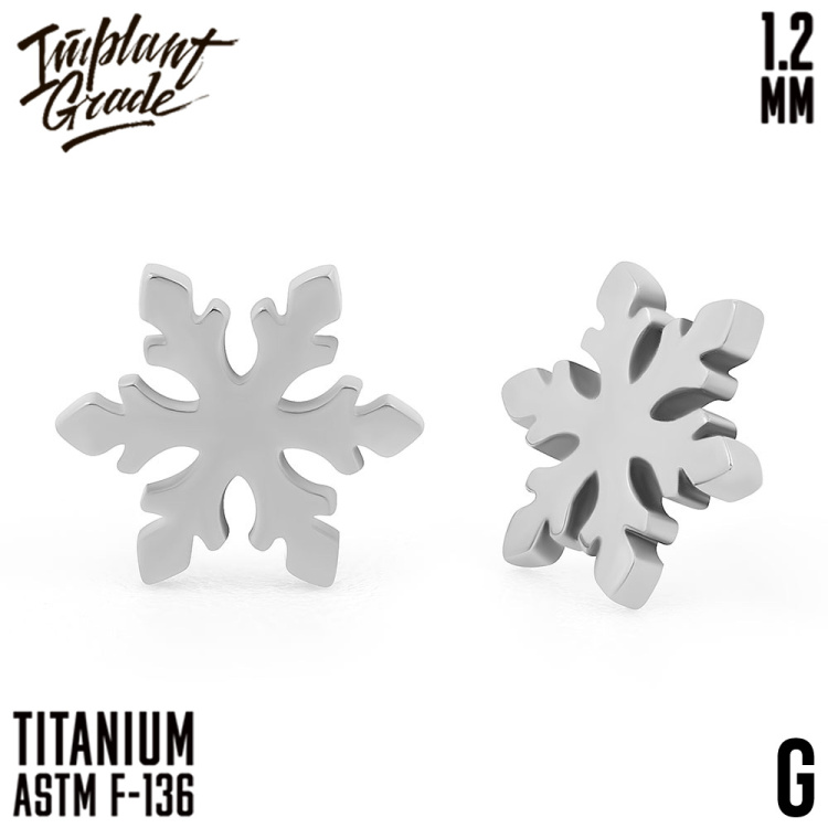Накрутка snowflake Implant Grade 1.2 мм титан