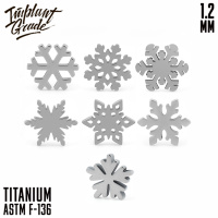 Накрутка snowflake Implant Grade 1.2 мм титан