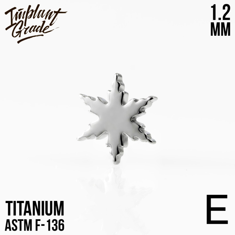 Накрутка Snowflake Implant Grade 1.2 мм титан