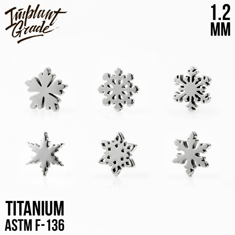 Накрутка Snowflake Implant Grade 1.2 мм титан