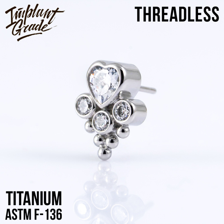 Топ Love Paw Безрезьбовой Implant Grade титан