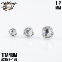 Накрутка Crystal Implant Grade 1.2 мм титан