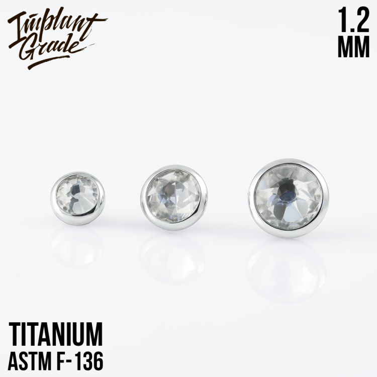 Накрутка Crystal Implant Grade 1.2 мм титан
