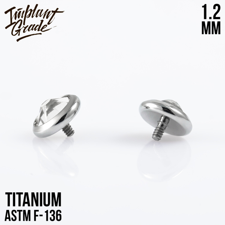 Накрутка Crystal Implant Grade 1.2 мм титан