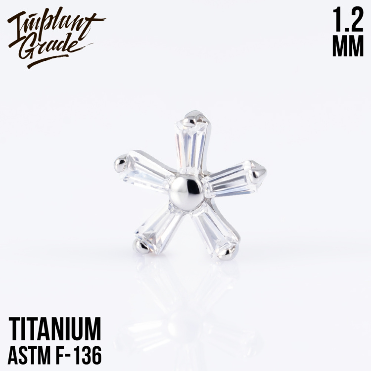 Накрутка Flower Line Implant Grade 1.2 мм титан 