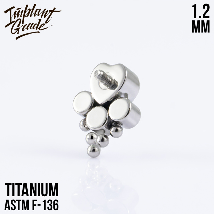 Накрутка Love Paw Implant Grade 1.2 мм титан