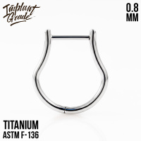 Кольцо-кликер Rob Implant Grade 0.8 мм титан