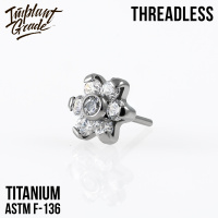 Топ Little Flower Безрезьбовой Implant Grade титан