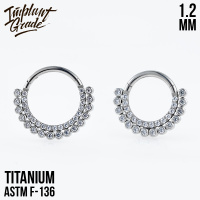 Кольцо-кликер Double row Implant Grade 1.2 мм титан