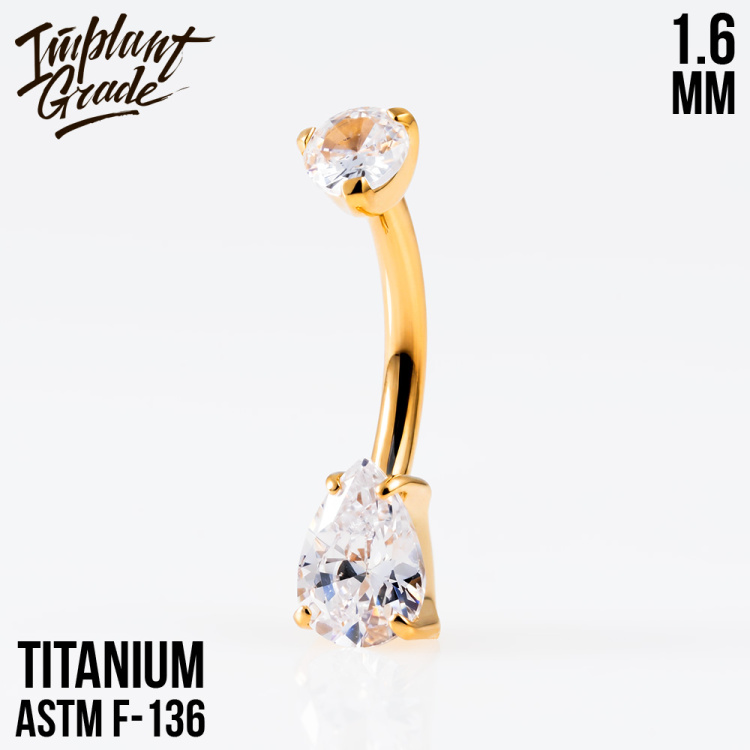 Банан Unusual mini Implant Grade 1.6 мм титан