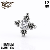Накрутка 4 Fold Bead Implant Grade 1.2 мм титан