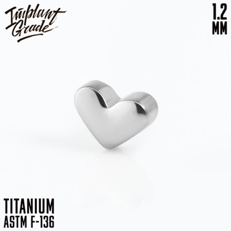 Накрутка Heart mini Implant Grade 1.2 мм титан