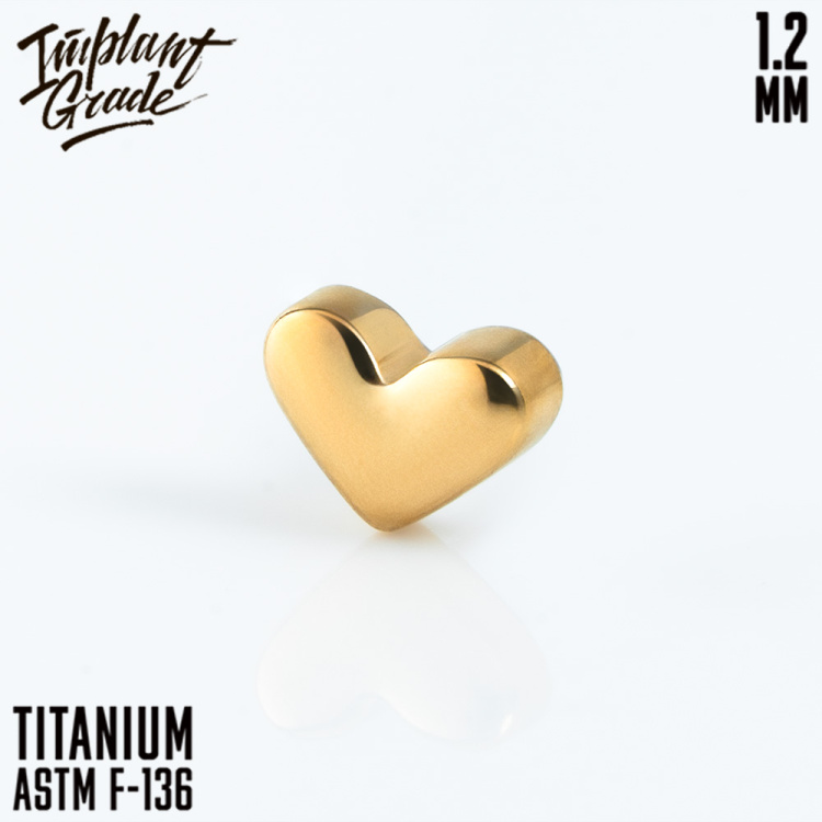 Накрутка Heart mini Implant Grade 1.2 мм титан