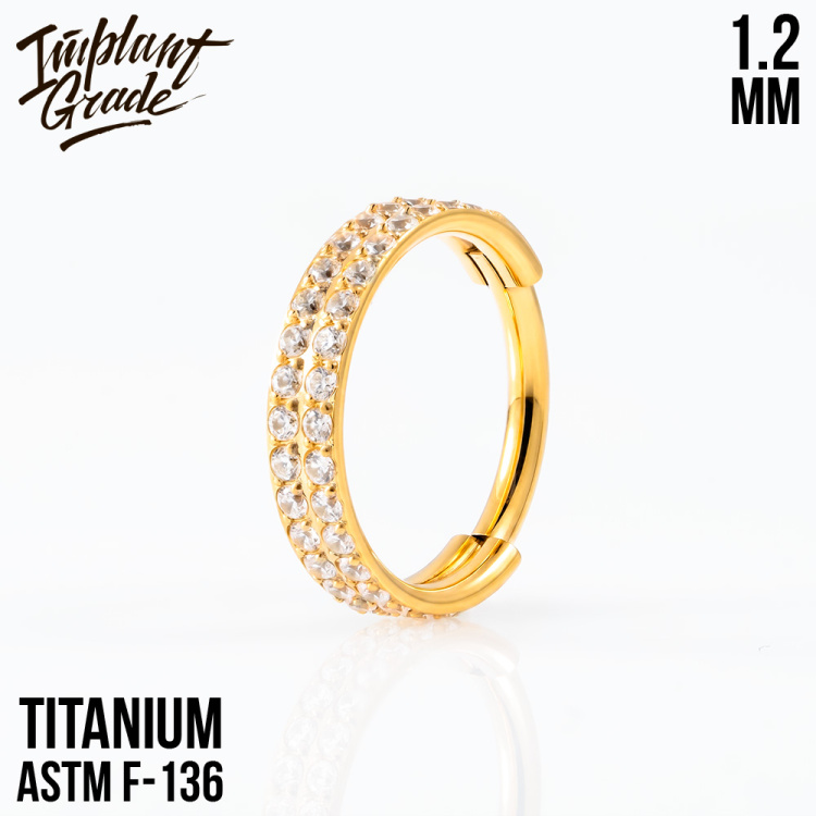 Кольцо-кликер Nelly Implant Grade 1.2 мм титан 