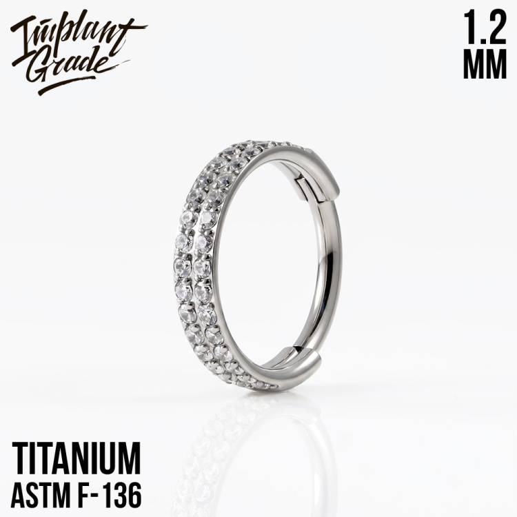 Кольцо-кликер Nelly Implant Grade 1.2 мм титан 