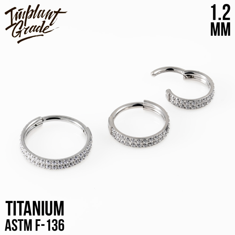 Кольцо-кликер Nelly Implant Grade 1.2 мм титан 