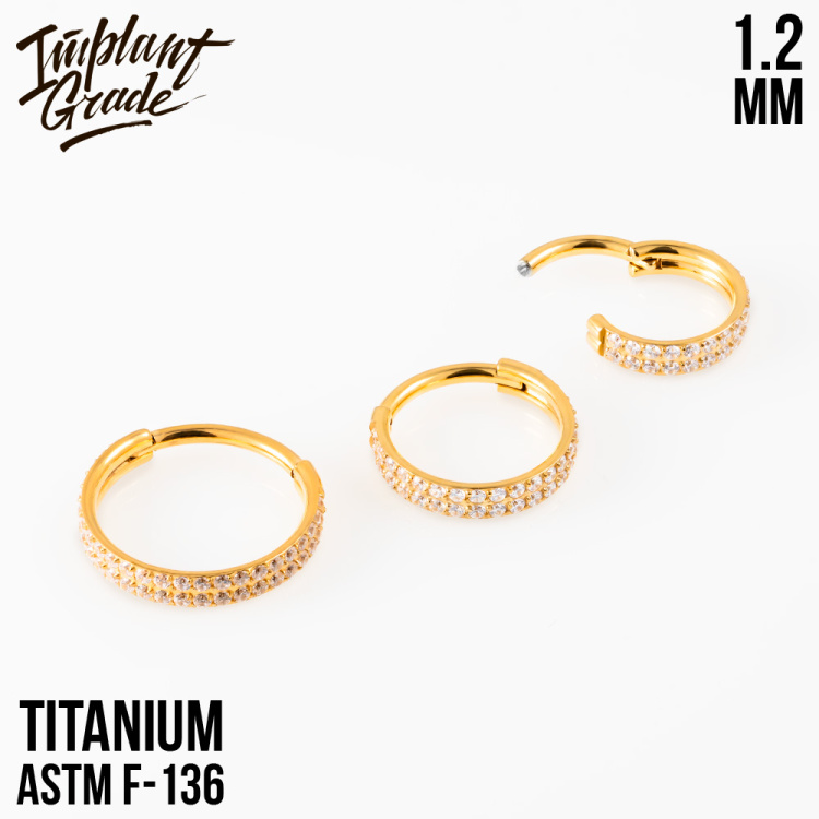 Кольцо-кликер Nelly Implant Grade 1.2 мм титан 