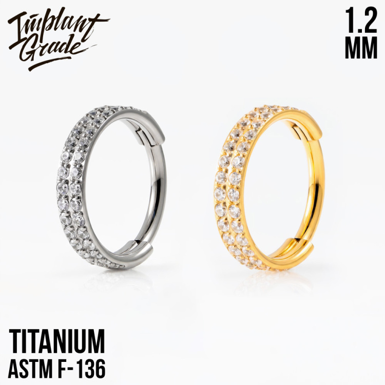 Кольцо-кликер Nelly Implant Grade 1.2 мм титан 