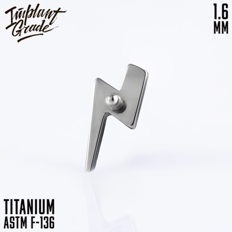 Накрутка Lightning Bolt Implant Grade 1.6 мм титан