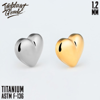 Накрутка Heart 3 D Implant Grade 1.2 мм титан 