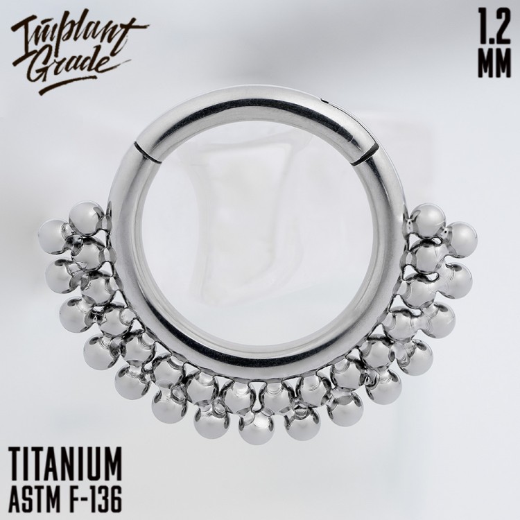 Кольцо-кликер Double Crown Implant Grade 1.2 мм титан