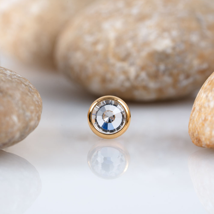Накрутка Gold Crystal Implant Grade 1.2 мм титан+PVD