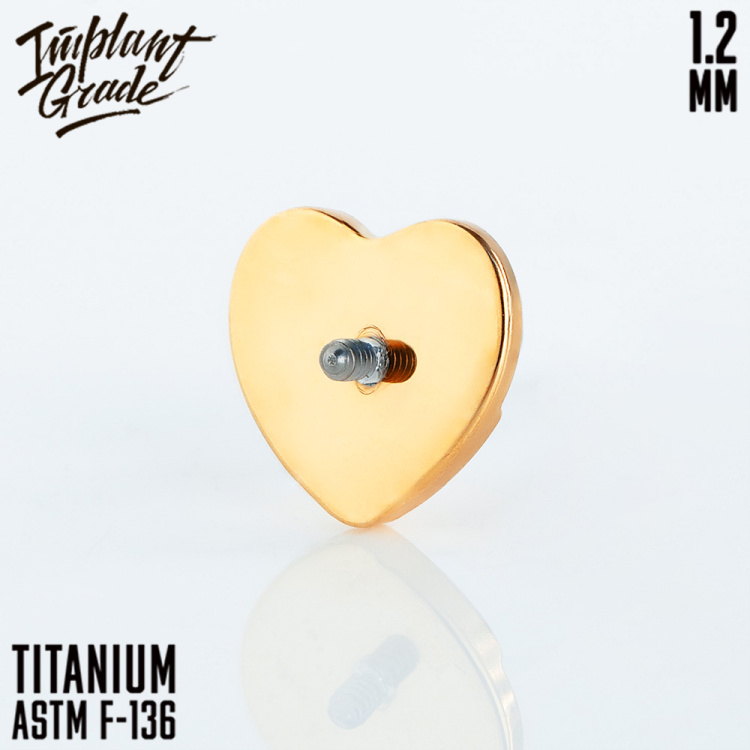 Накрутка Flame heart Implant Grade 1.2 мм титан 