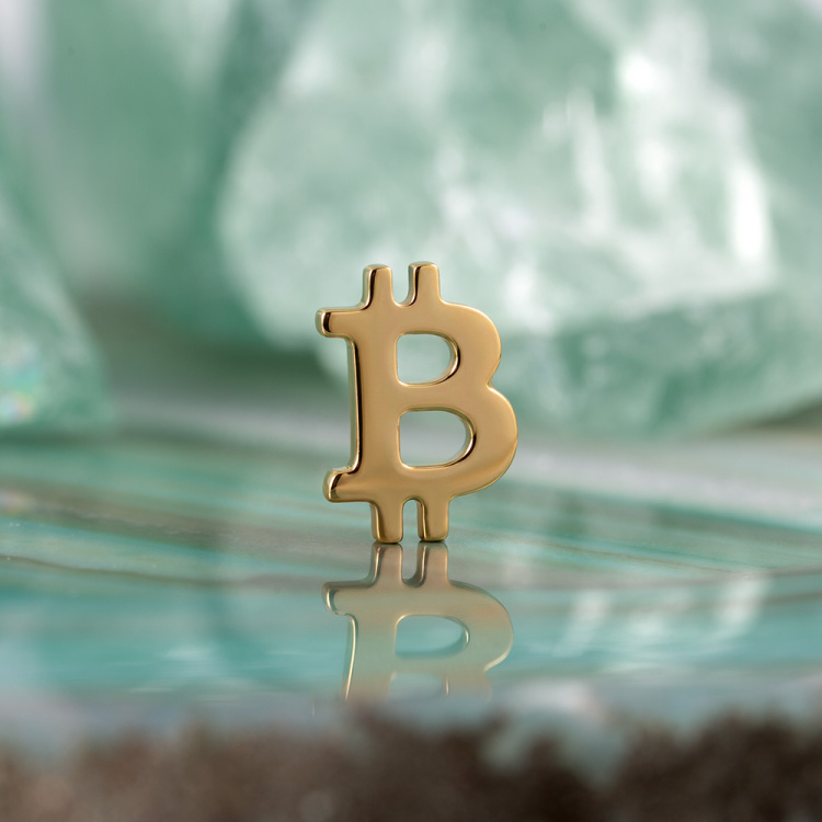 Накрутка Bitcoin Gold Implant Grade 1.2 мм титан+PVD