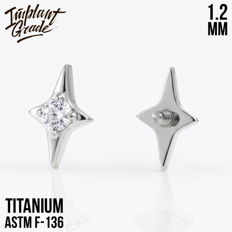 Накрутка Small Star Implant Grade 1.2 мм титан