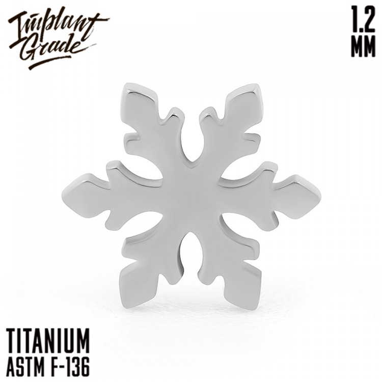 Накрутка G snowflake Implant Grade 1.2 мм титан
