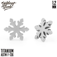 Накрутка G snowflake Implant Grade 1.2 мм титан