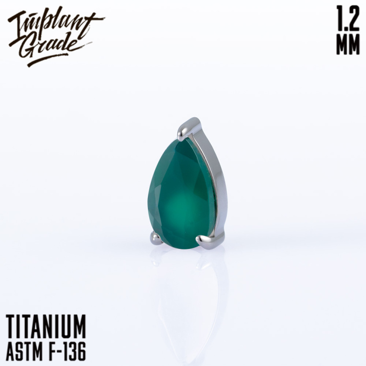 Накрутка Teardrop Implant Grade 1.2 мм титан