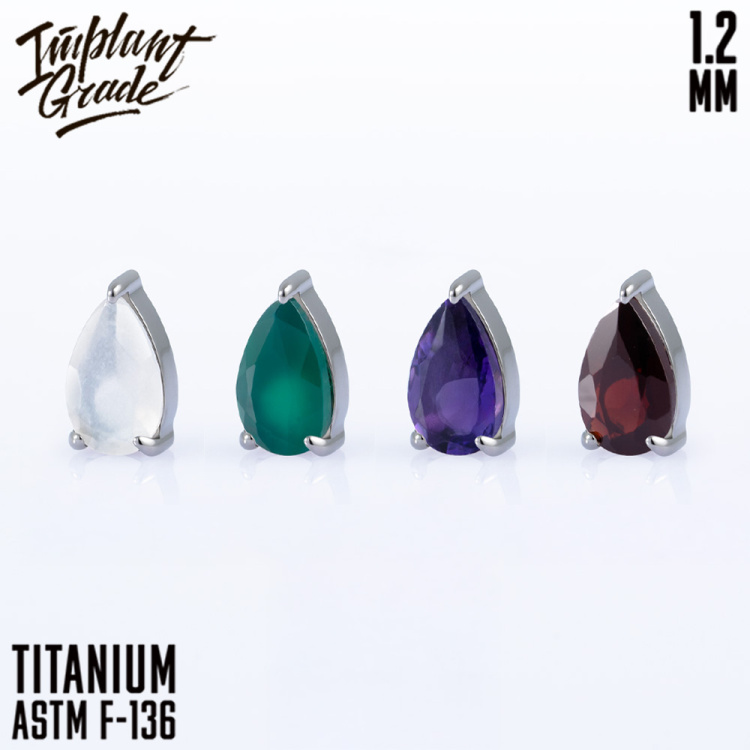 Накрутка Teardrop Implant Grade 1.2 мм титан
