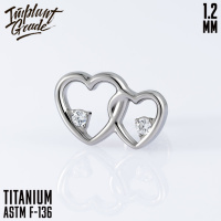 Накрутка Double Heart Implant Grade 1.2 мм титан 