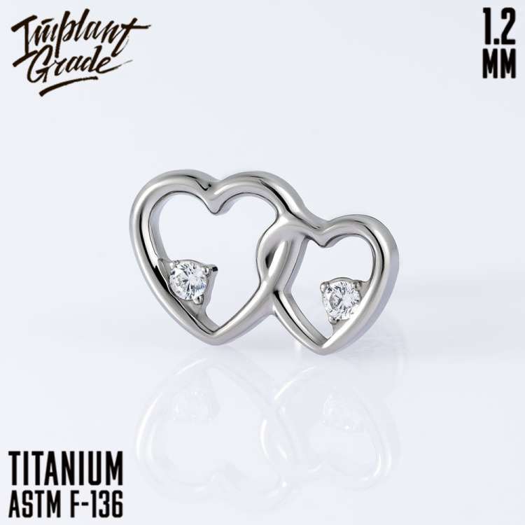 Накрутка Double Heart Implant Grade 1.2 мм титан 