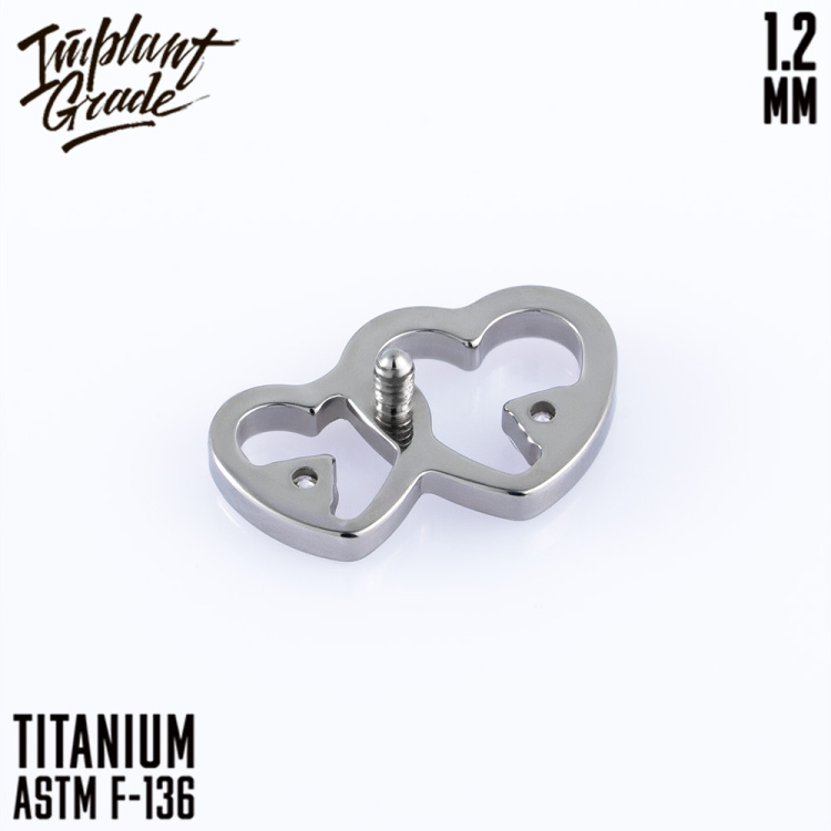 Накрутка Double Heart Implant Grade 1.2 мм титан 