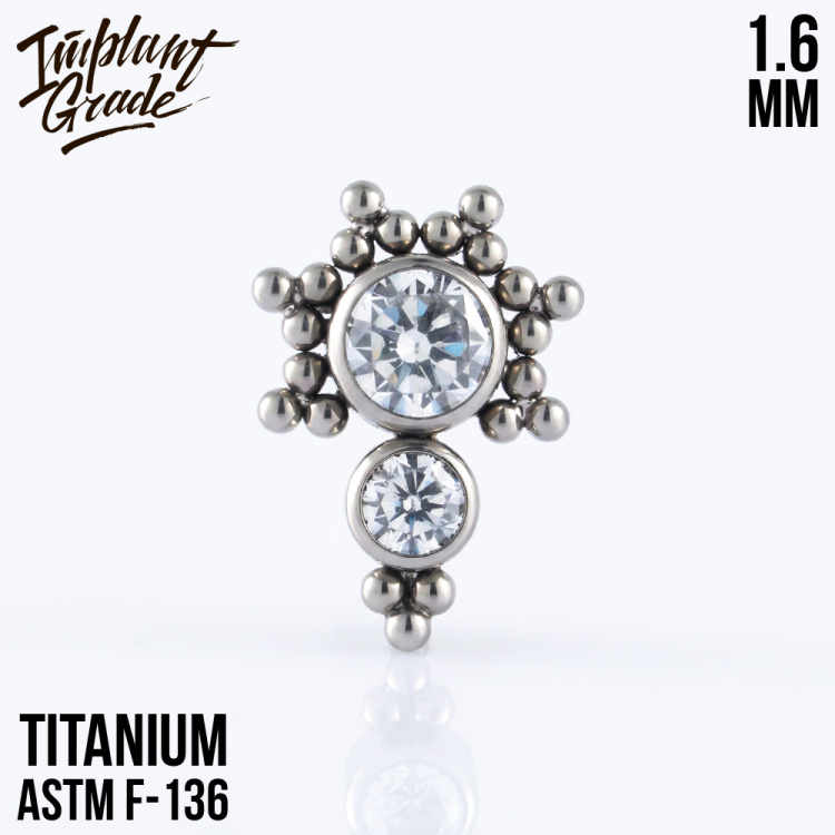 Накрутка Olivia Implant Grade 1.6 мм титан