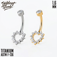 Банан Love Implant Grade 1.6 мм титан