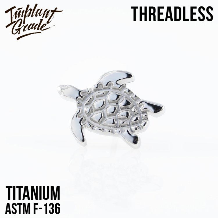 Топ Turtle Безрезьбовой Implant Grade титан Топ Turtle Безрезьбовой Implant Grade титан