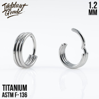 Кольцо-кликер Simple Kelly Implant Grade 1.2 мм титан