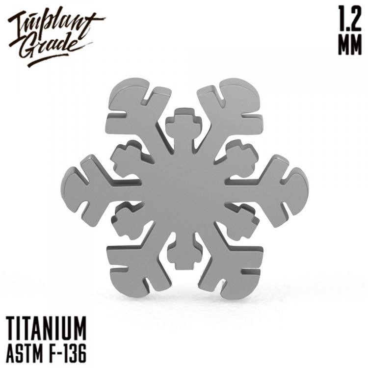 Накрутка D snowflake Implant Grade 1.2 мм титан