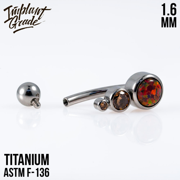 Банан Обратный Implant Grade 1.6 мм титан