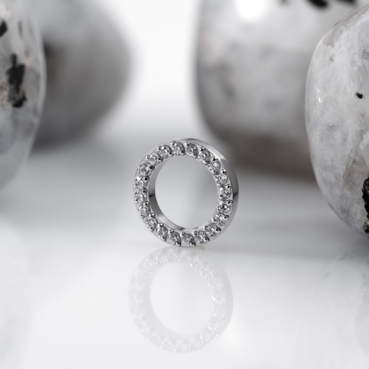Накрутка Circle CZ Implant Grade 1.2 мм титан